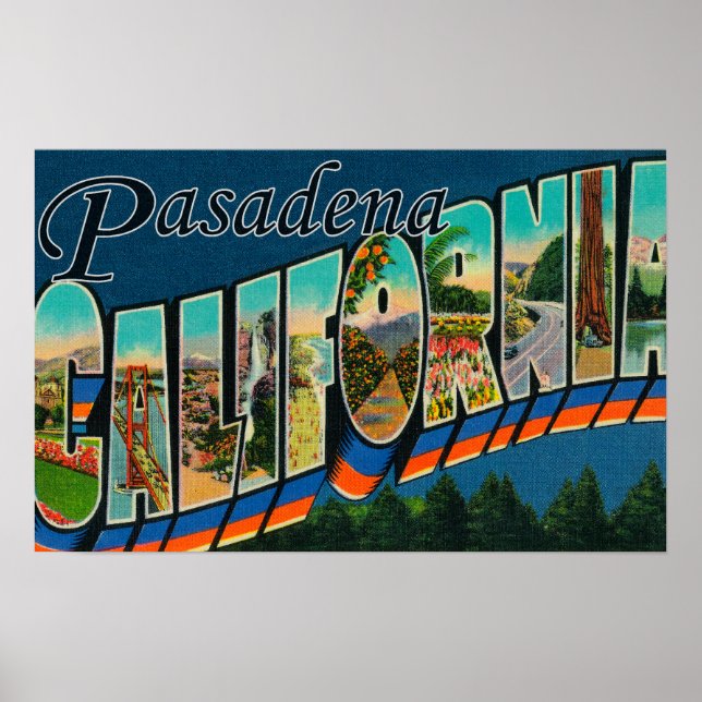 Pasadena, Kalifornien - Große Briefszenen Poster (Vorne)