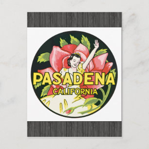Pasadena Kalifornien, Vintage Postkarte