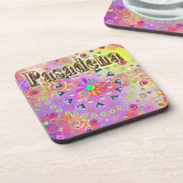Pasadena Lucky Golden Untersetzer (Linke Seite)