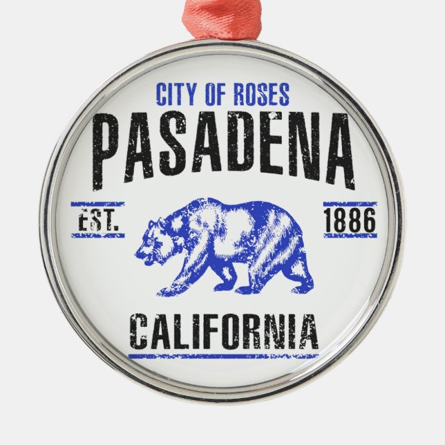 Pasadena Ornament Aus Metall (Vorne)