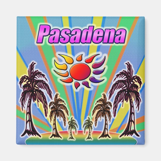 Pasadena Summer Liebe Magnet (Vorne)