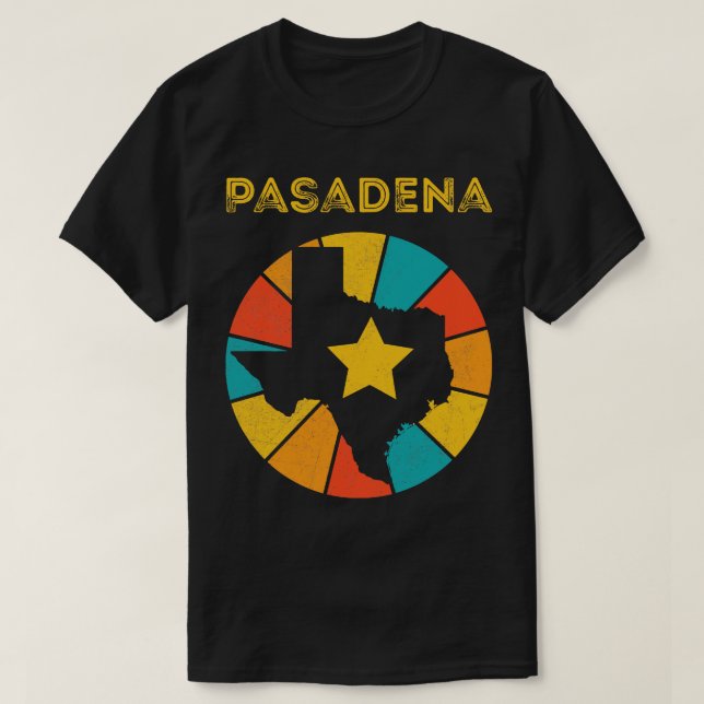 Pasadena Texas Vintag beängstigend Souvenir T-Shirt (Design vorne)