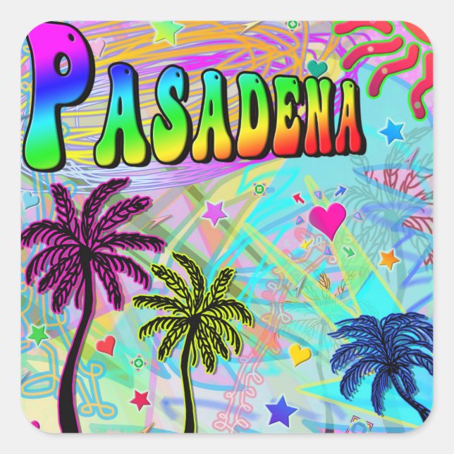 Pasadena Vivid Romance Sticker (Vorderseite)