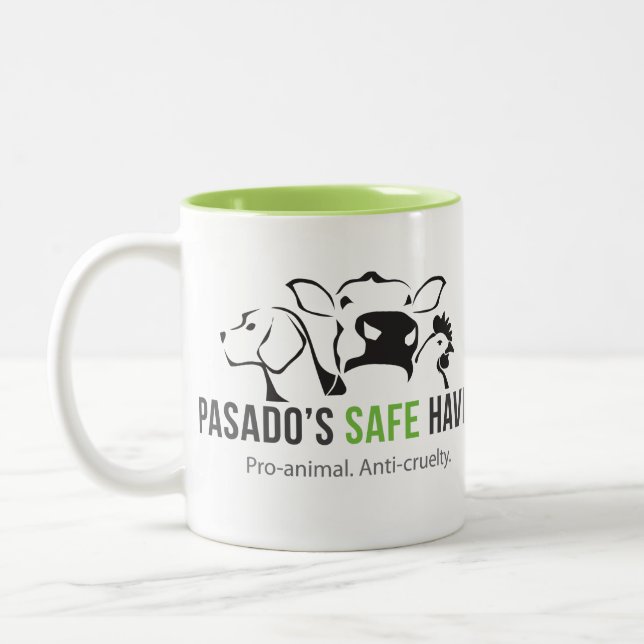 Pasados sicherer Hafen-Kaffee-Tasse Zweifarbige Tasse (Links)