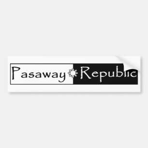 Pasaway Republik-Aufkleber Autoaufkleber