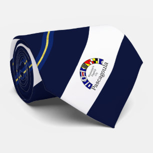 Pascagoula (Mississippi) Stadtflagge Neck Tie Krawatte