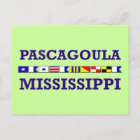 Pascagoula Postkarte