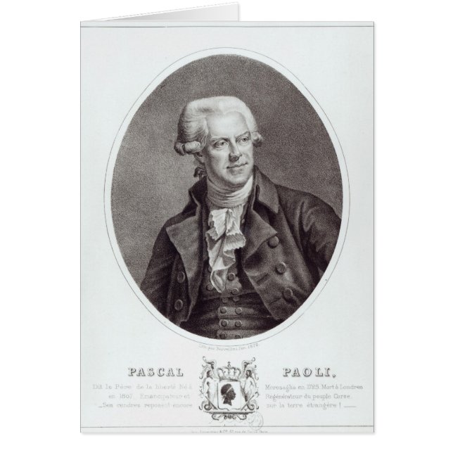 Pascal Paoli, 1872 (Vorne)