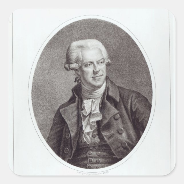 Pascal Paoli, 1872 Quadratischer Aufkleber (Vorderseite)