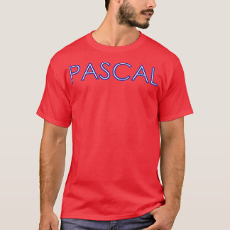 Pascal programmieren erste Programmiersprache blau T-Shirt