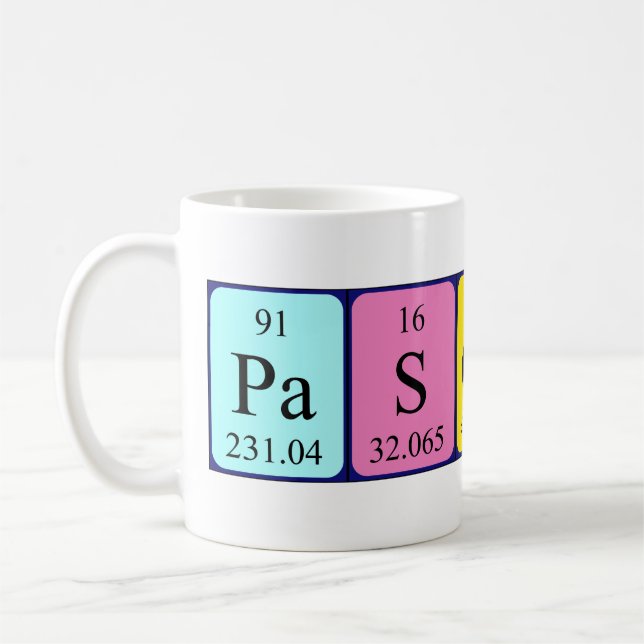 Pascaline Periodenname Tasse (Links)