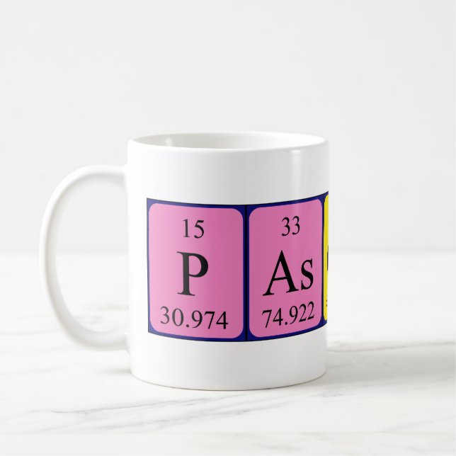 Pascaline Periodenname Tasse (Links)