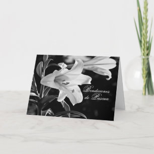 Pascua BW mit Lilies Karte