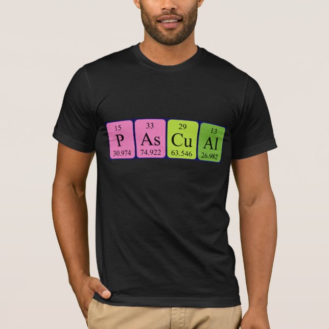 Pascual Periodenname Shirt (Vorderseite)