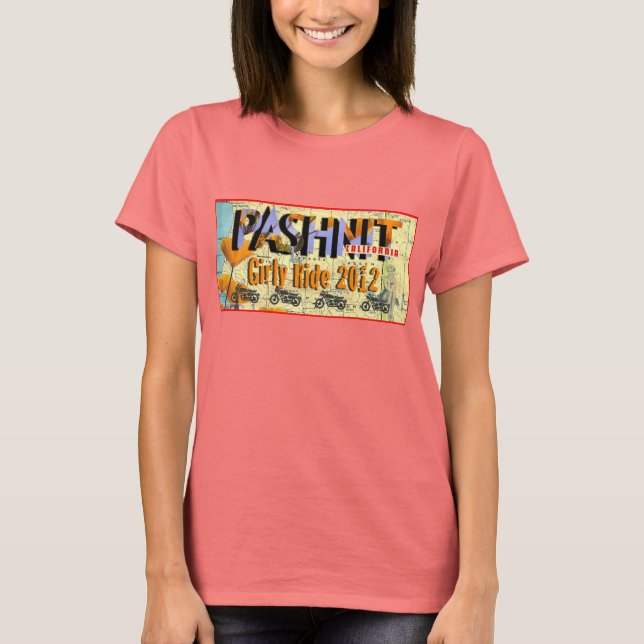 Pashnit Girly Ride T - Shirt 2012 (Vorderseite)