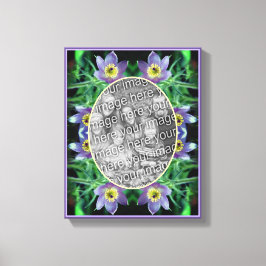 Paske Blume Rahmen erstellen Ihr eigenes Foto Leinwanddruck