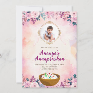 Pasni Einladung zur ersten Reis-Fütterungszeremoni