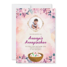 Pasni lädt Erster Reis zu fütternd Zeremonie ein