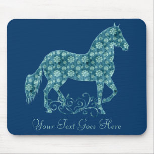 Paso Fino Aquamarines Pferd Grunge Mousepad