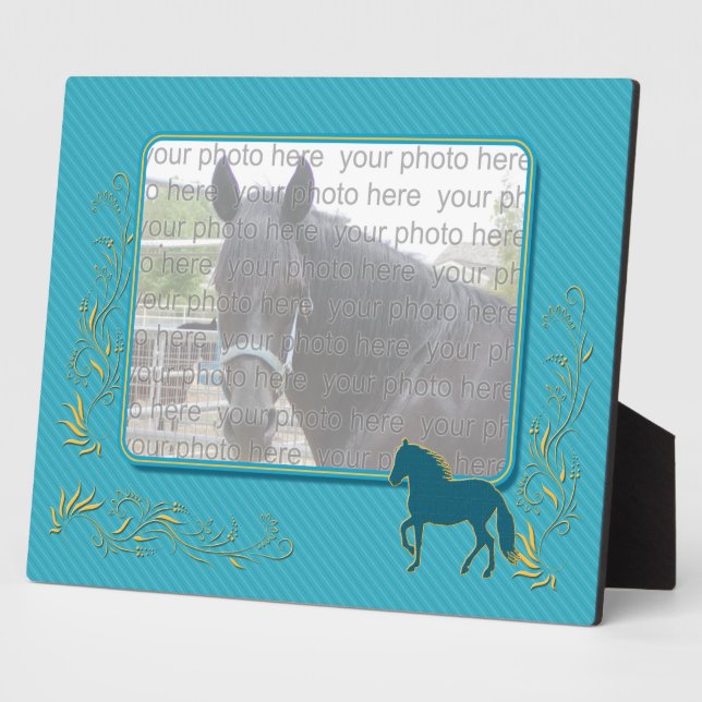 Paso Fino Horse Foto Frame Fotoplatte (Seite)