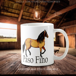 Paso Horse Buckskin Paso Fino Tasse