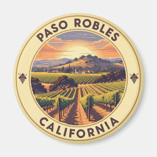 Paso Robles California Central Coast Magnet