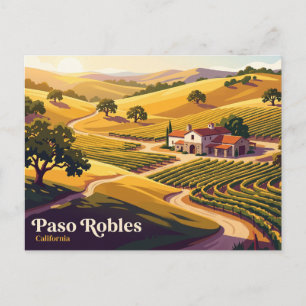 Paso Robles California Central Coast Postkarte