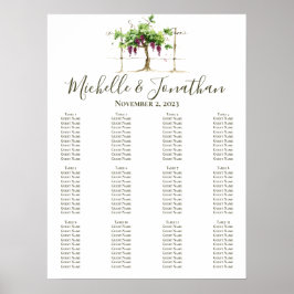Paso Robles Weinkeller Hochzeitskarte Poster