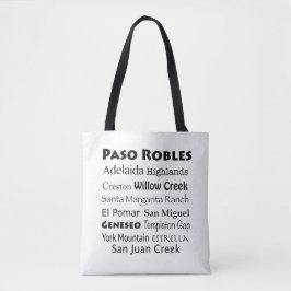 Paso Robles Wine Country Shoulver Tasche
