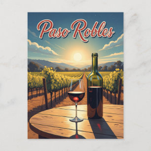 Paso Robles - Zentralküste Kaliforniens Postkarte