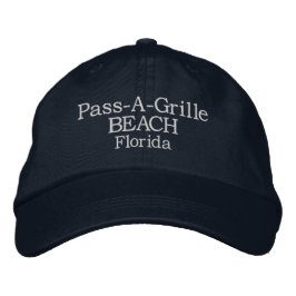 Pass-A-Grille Beach bestickter Baseballhut Bestickte Baseballkappe