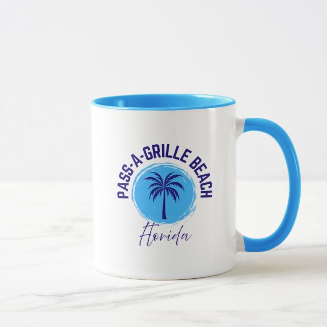 Pass-A-Grille Beach Florida Coffee Mug Tasse (Rechts)