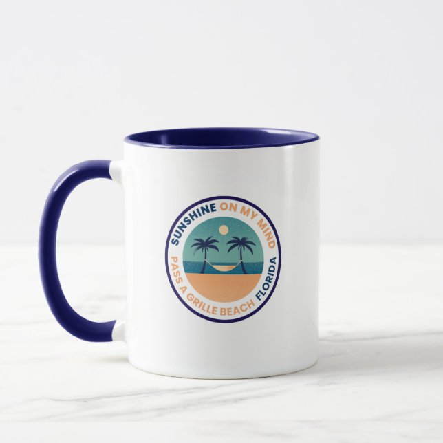 Pass-A-Grille Beach Florida Coffee Tasse (Links)