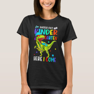 Pass auf den Kindergarten auf, hier komme ich Dino T-Shirt