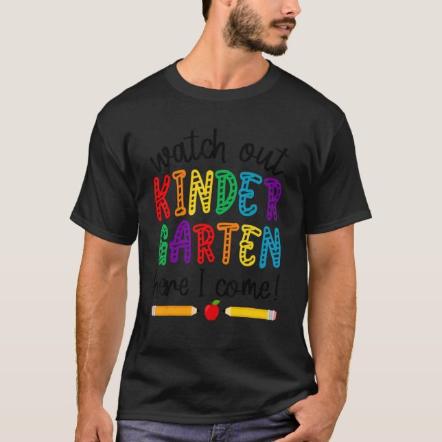 Pass auf den Kindergarten auf, hier komme ich zum  T-Shirt (Vorderseite)