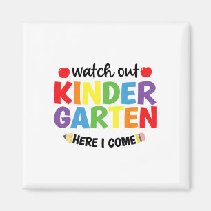 Pass auf den Kindergarten auf, hier komme ich zurü Magnet