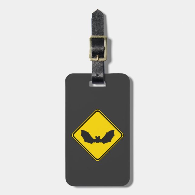 Pass auf! Fledermäuse! Gepäckanhänger (Vorderseite vertikal)