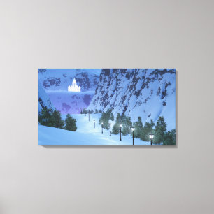 Pass auf Light Canvas Print Leinwanddruck