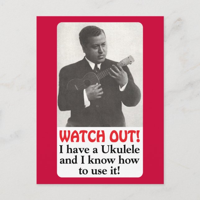 Pass auf! Postkarte (Vorderseite)