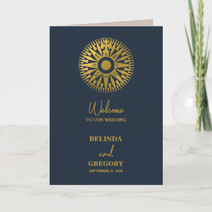 Pass Compass Wedding Order of Service Programm