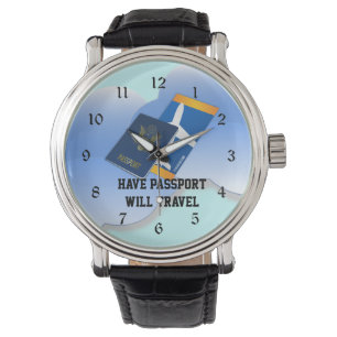 Pass haben, reisen armbanduhr