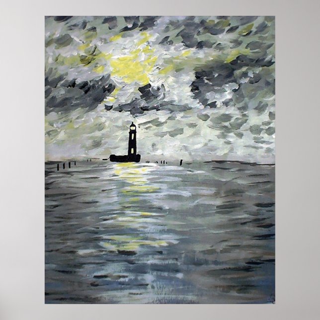 Pass Manchac Lighthouse Poster (Vorne)