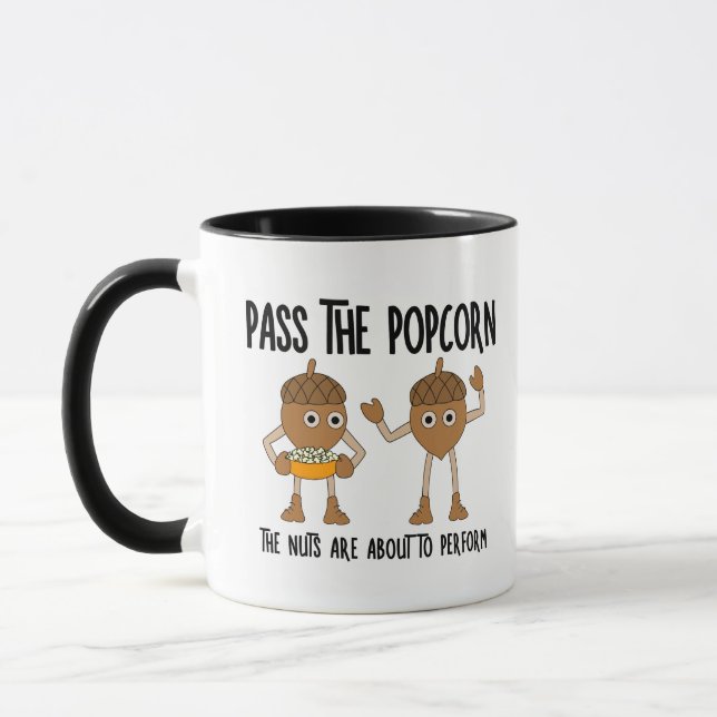 Pass Popcorn Nuts Tasse (Links)
