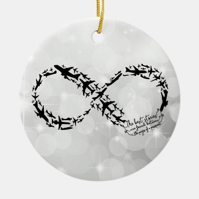 Pass-Unendlichkeits-Zitat-Verzierung, Keramikornament (Vorne)