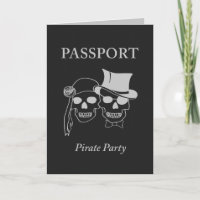 Pass zu einem Piraten-Party