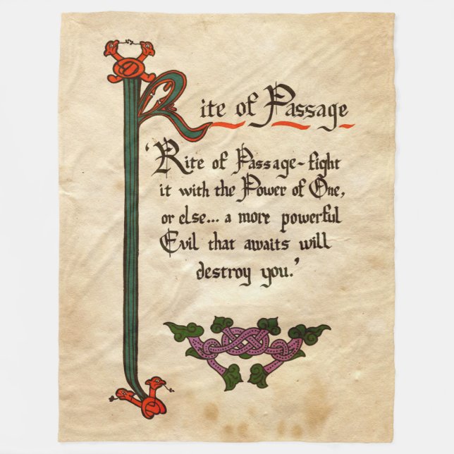 Passage Fleecedecke (Vorderseite)