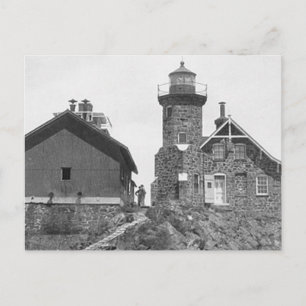 Passage Island Lighthouse Postkarte