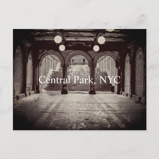 Passage unter der Bethesda Terrace Postkarte (Vorderseite)