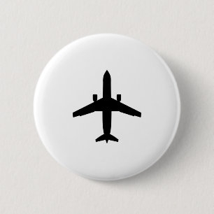 Passagier Flugzeug Button