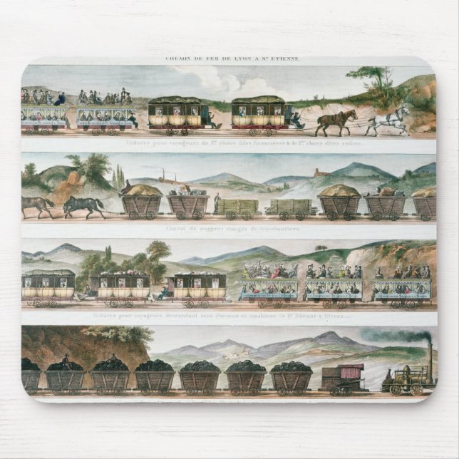 Passagiere und befördern die erste französische mousepad (Vorne)